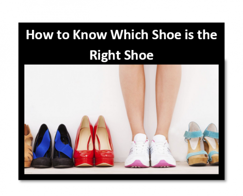 How to get the right shoe type and fitting